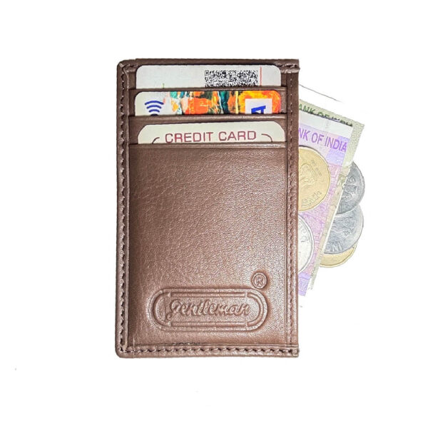 Brown Card Holders Leather by Gentleman