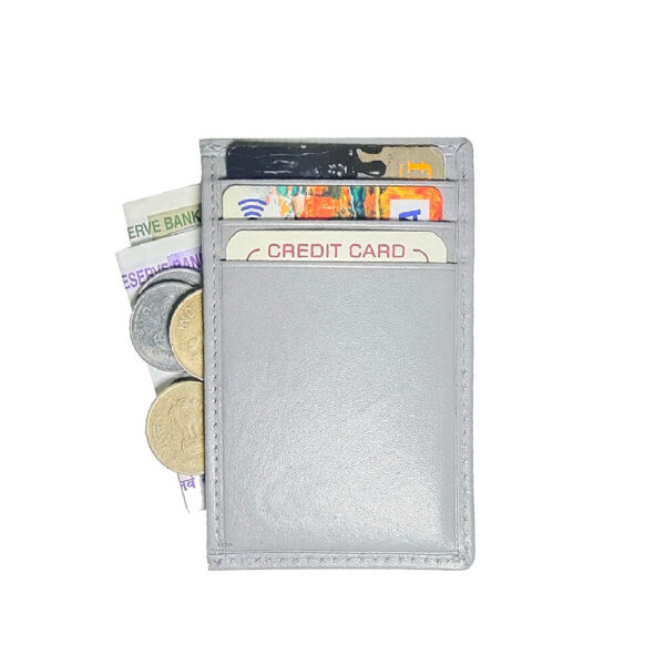 Gray Card Holders Leather by Gentleman