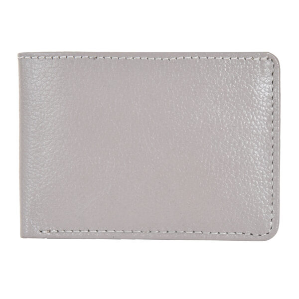 Soft Leather Wallet for Men Gray